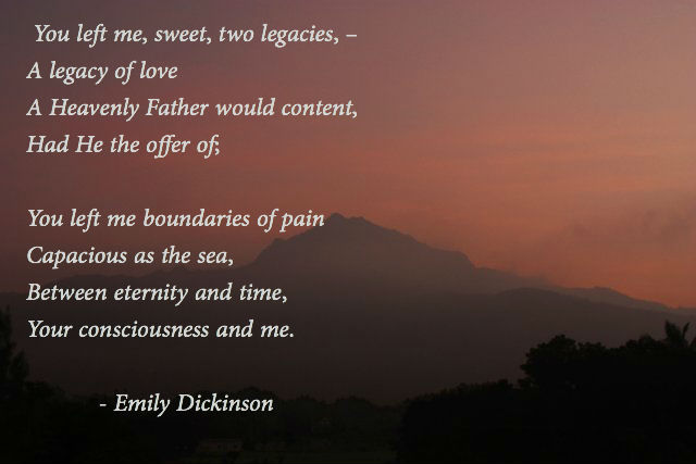 Poet Seers Emily Dickinson Poems On Love 